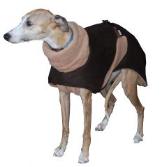 Kanadischer Whippetmantel beige-grün für Hündinnen